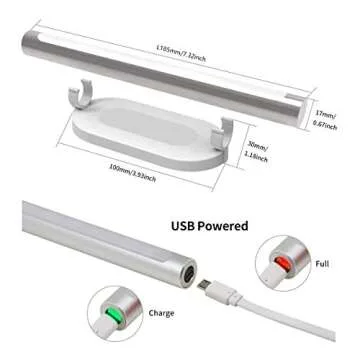 Bason Portable Makeup Light: Rechargeable & Adjustable Brightness