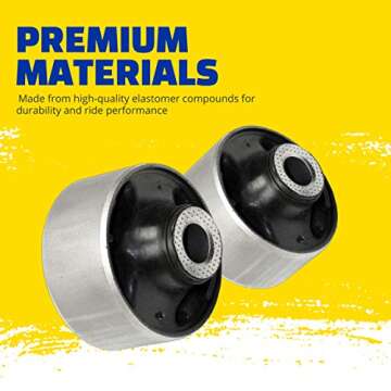 MOOG K3166 Suspension Control Arm Bushing Kit for Jeep Wrangler