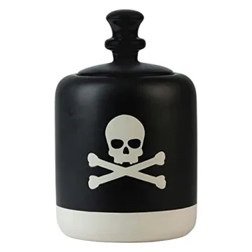 Halloween Poison Bottle Ceramic Cookie Jars Set of 2