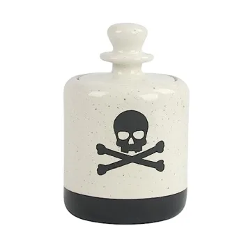 Halloween Poison Bottle Ceramic Cookie Jars Set of 2