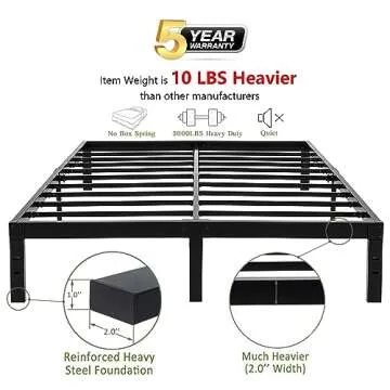 Sturdy 45MinST Bed Frame for Comfortable Sleep