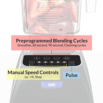 Blendtec Classic Blender with WildSide Jar - Powerful & Self-Cleaning
