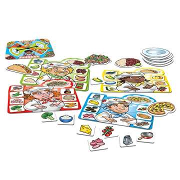 ORCHARD TOYS Moose Crazy Chefs Game. Help Make a Meal in This Tasty Matching Game. for Ages 3-6 and ...