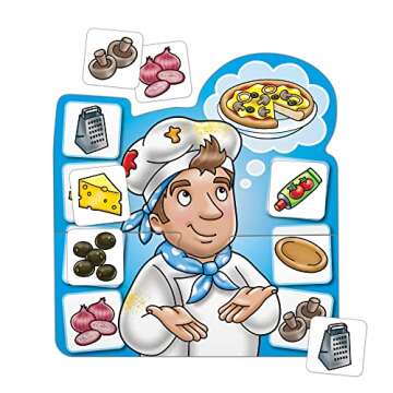 ORCHARD TOYS Moose Crazy Chefs Game. Help Make a Meal in This Tasty Matching Game. for Ages 3-6 and 2-4 Players