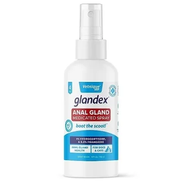 Vetnique Glandex Medicated Dog Butt Wipes & Spray - Fast Relief for Anal Glands