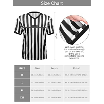 SOMSOC Referee Costume Set for Sports Events and Cosplay