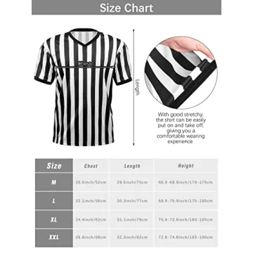SOMSOC Referee Costume Set for Sports Events and Cosplay