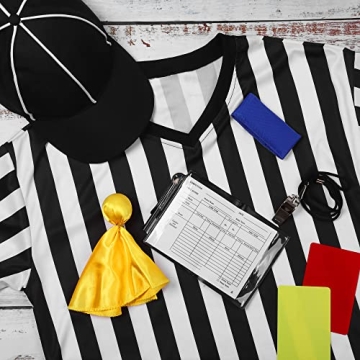 SOMSOC Referee Costume Set for Sports Events and Cosplay