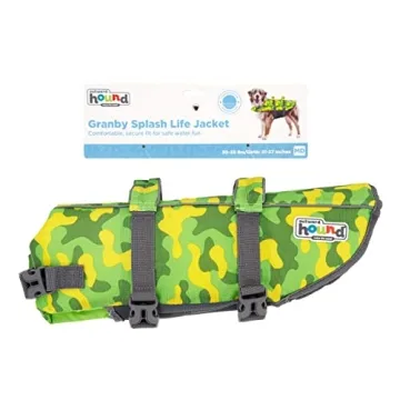 Outward Hound Granby Splash Camo Dog Life Jacket Medium