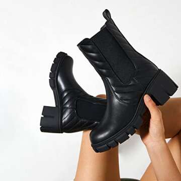 Women’s Mid Calf Boots for Winter Comfort