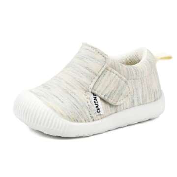 OAISNIT Baby Boys Girls Sneakers Anti Slip Lightweight Soft Toddler First Walkers for Walking Running