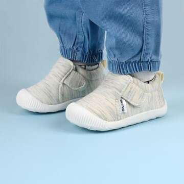 OAISNIT Baby Boys Girls Sneakers Anti Slip Lightweight Soft Toddler First Walkers for Walking Running