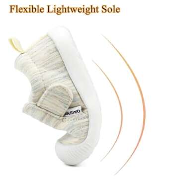 OAISNIT Baby Boys Girls Sneakers Anti Slip Lightweight Soft Toddler First Walkers for Walking Running