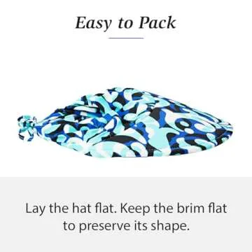 Wallaroo Women’s Aqua Sun Visor (Black) – Packable, Adjustable Fit, Medium Size, UV Protection, Water-Friendly, Breathable, Lightweight Visor for Beach, Poolside, Hiking, and Outdoor Activities