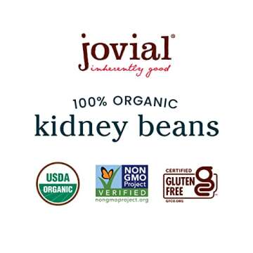 Jovial 100% Organic Kidney Beans - Gluten Free & Nutritious