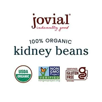 Jovial 100% Organic Kidney Beans - Gluten Free & Nutritious