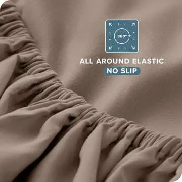 Bare Home Queen Sheet Set - Luxury 1800 Ultra-Soft Microfiber Queen Bed Sheets - Double Brushed - Deep Pockets - Easy Fit - 4 Piece Set - Bedding Sheets & Pillowcases (Queen, Taupe)