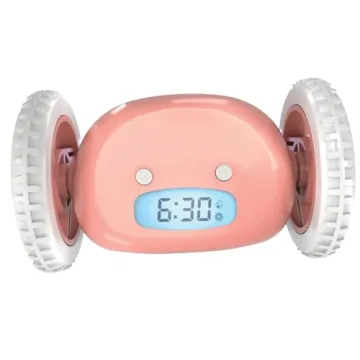 CLOCKY Extra Super Loud Alarm Clock for Heavy Sleepers Adults Kids Teens Bedroom, Move Jump Roll Run...