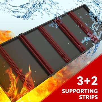 REIBII 60" W Garage Shelving 3000LBS Heavy Duty Storage Shelves, Adjustable 5 Tier Metal Shelves for Storage Rack Industrial Shelf, Garage Shelving Heavy Duty, 60" W x 24" D x 72" H