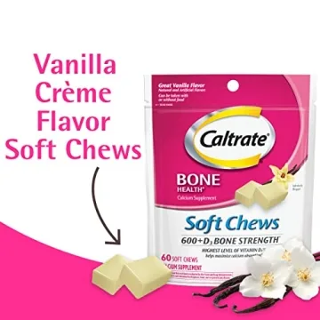 Caltrate Soft Chews Vanilla Creme 600 mg Calcium D3