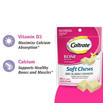 Caltrate Soft Chews Vanilla Creme 600 mg Calcium D3