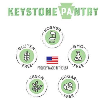 Keystone Pantry Sugar-Free Brown Sugar Substitute – 2 LB Bag – Naturally Sweetened with Erythritol – Zero Net Carbs – Zero Calories – Gluten Free – Vegan, Keto, & Diabetic Friendly – Certified Kosher