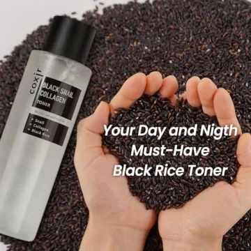 Coxir Black Snail Collagen Toner - Hydrating Essence for Youthful Skin