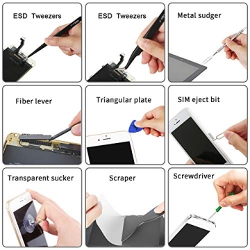 Kaisi 20 pcs Pry Tool Kit for Electronics Repairs and More