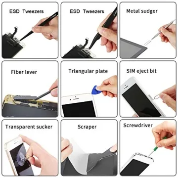 Kaisi 20 pcs Pry Tool Kit for Electronics Repairs and More