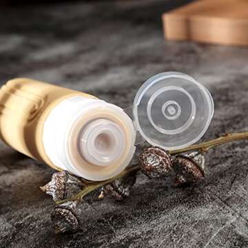 Mrsdry Travel Bottles for Toiletries, Tsa Approved 3oz Travel Size Containers BPA Free Leak Proof Re...