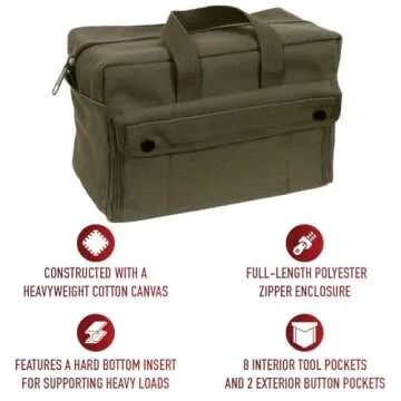 Rothco Mechanic's Tool Bag - Heavy-Duty and Organized