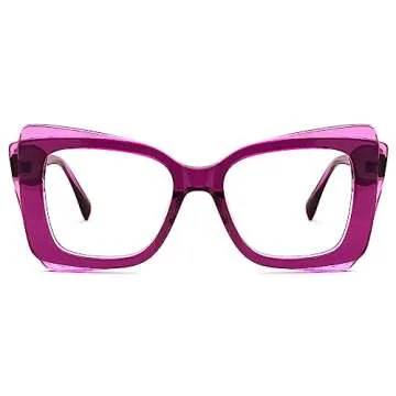 Buy VOOGLAM Rectangle Blue Light Blocking Glasses for Women