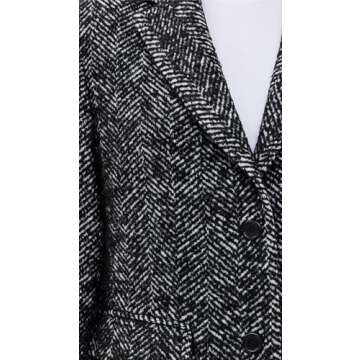 Stylish ANINE BING Quinn Coat for Women - Tweed Fashion