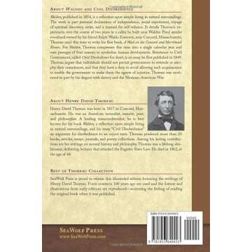 Best of Thoreau: Walden and Civil Disobedience (Illustrated)