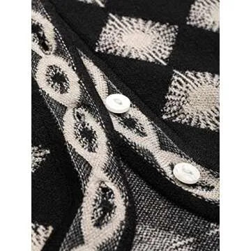 Stylish Floerns Women’s Argyle Cardigan Vest for Every Occasion