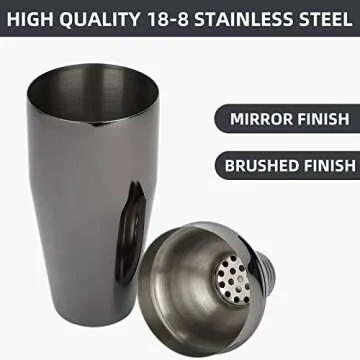 Premium Cocktail Shaker Bartender Kit 24 Ounce