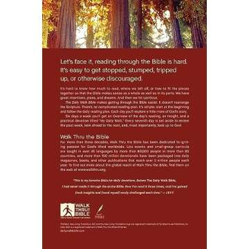 The Daily Walk Bible NLT (Softcover)