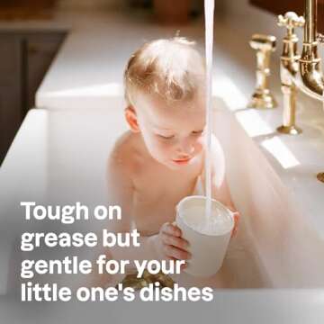 ATTITUDE Baby Dish Soap, EWG Verified, Vegan, Unscented