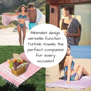 Shop Bazaar Anatolia Turkish Beach Towel 100% Cotton Quick Dry