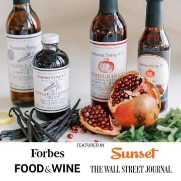 Sonoma Syrup Co Organic Pure Vanilla Bean Extract "Crush", 8 oz