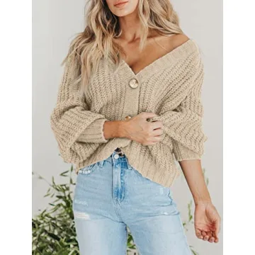 Cozy PRETTYGARDEN Chunky Knit Open Front Cardigan