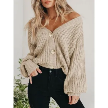 Cozy PRETTYGARDEN Chunky Knit Open Front Cardigan