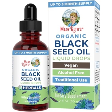 MaryRuth Organics Black Seed Oil Drops for Immune Support