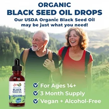 MaryRuth Organics Black Seed Oil Drops for Immune Support