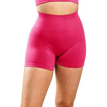 Unthewe Workout Butt Lifting Shorts for Women High Waisted Seamless Gym Yoga Booty Shorts(U526-Scrun...