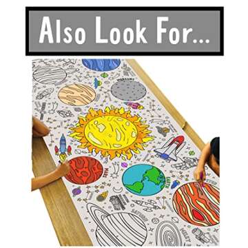 Tiny Expressions Race Car Coloring Tablecloth for Kids - Rolled, No Creases 30" x 72" Large Coloring Poster for Race Car-Themed Birthday Parties - Fun Racing Party Decorations for Boys