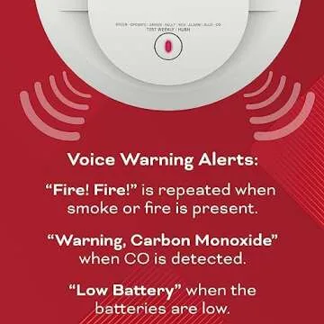 Kidde Smoke & Carbon Monoxide Detector with Voice Alerts