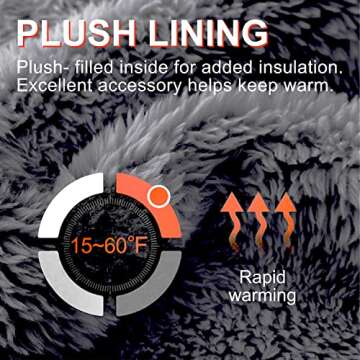 Women's Winter Gloves Warm Lining - Cozy Wool Knit Mittens in 11 Colors