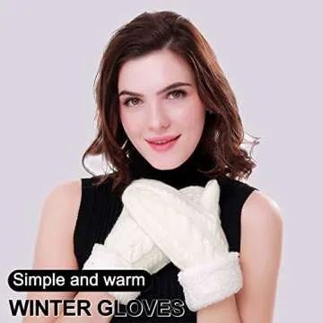 Cozy Women's Winter Gloves with Warm Lining - 11 Colors