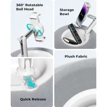 Viozon Tablet Stand Pillow for All Phones and Tablets